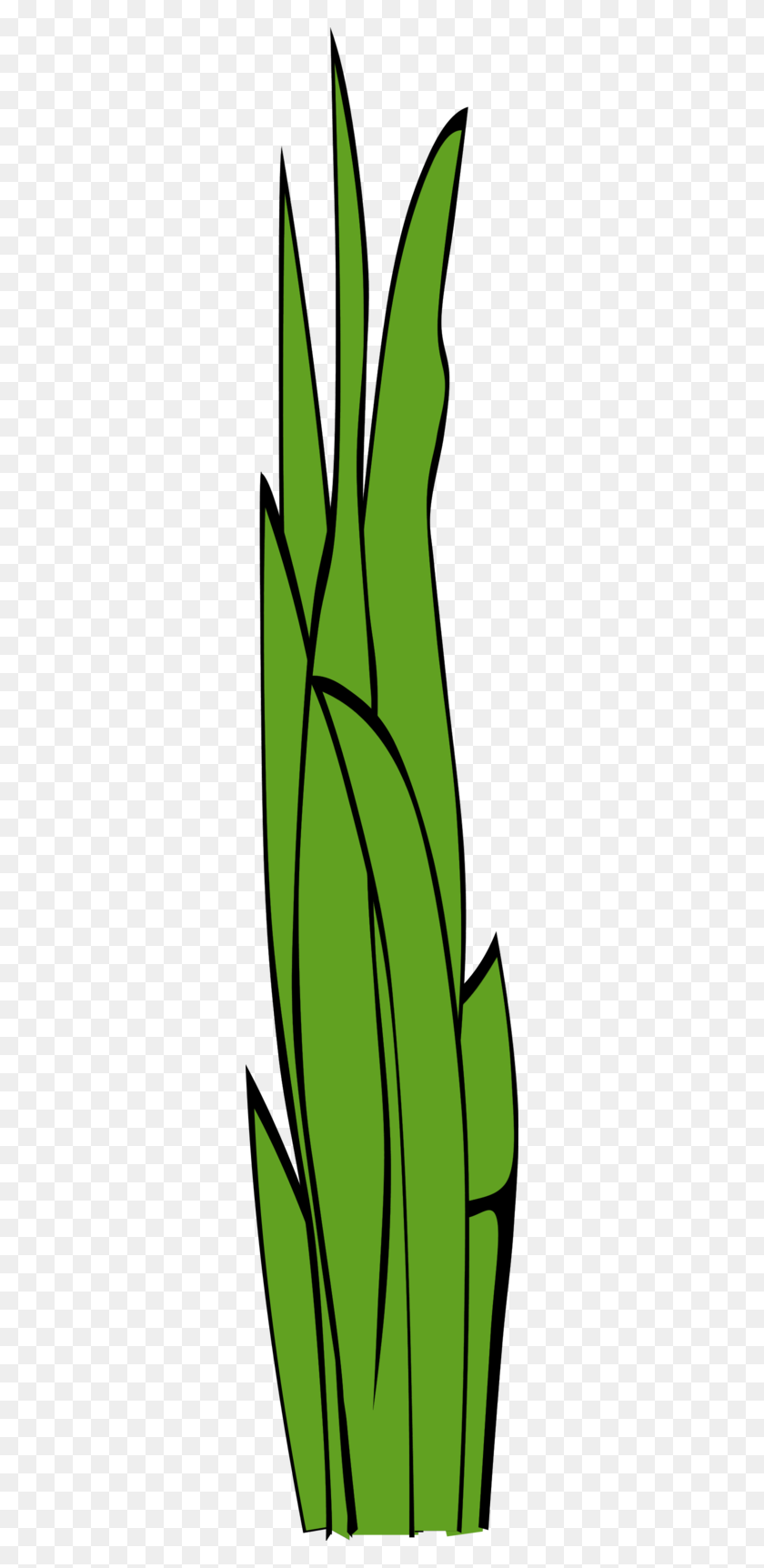 300x1664 Blade Clipart Marsh Grass - Grass Clipart Black And White