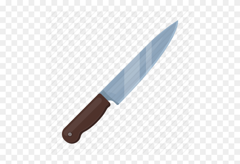 512x512 Лезвие, Ручка, Кухня, Нож, Сталь, Значок Инструмента - Кухонный Нож Png