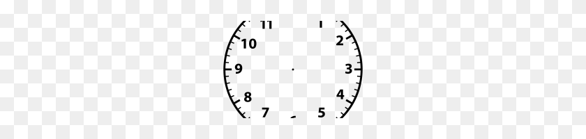 200x140 Blank Analogue Clocks Clock Face No Hands Clip Art - Clock Face Clipart