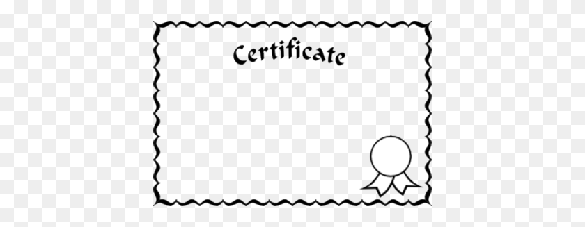 400x267 Plantilla De Certificado De Premio En Blanco Detalle De Certificado - Donut Border Clipart