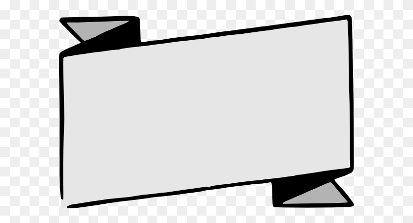 600x395 Blank Banner Template Png - Template PNG