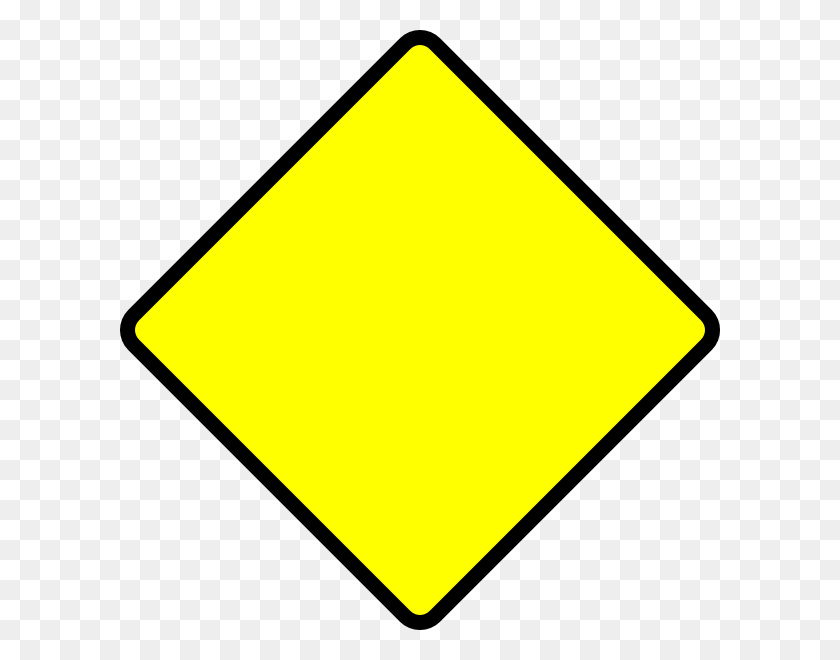 600x600 Blank Caution Sign Png Png Image - Caution Sign PNG