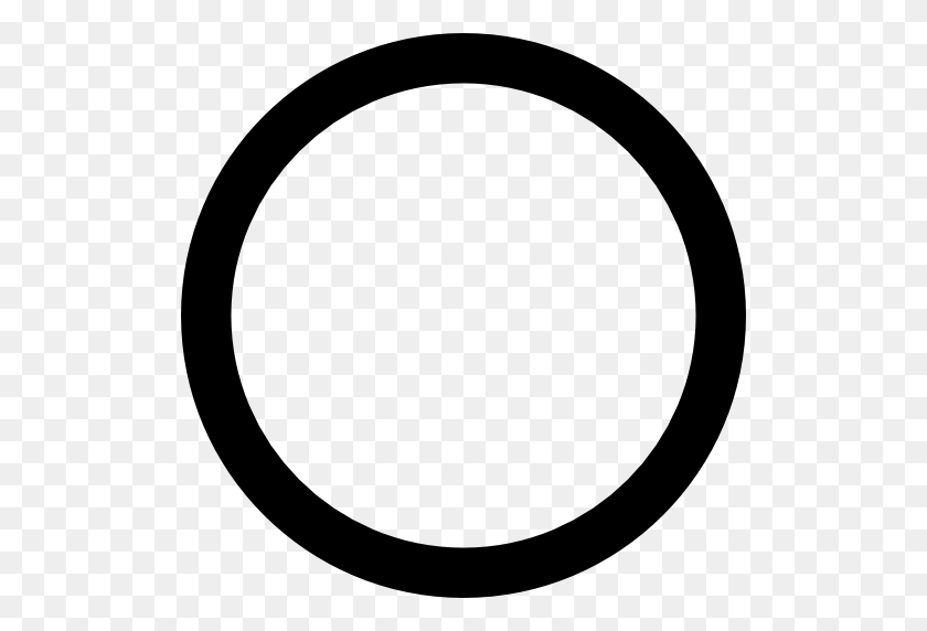 512x512 Blank Circle - Grey Circle PNG