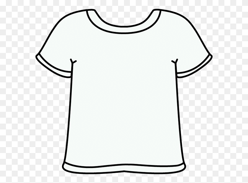 600x562 Blank Clothing Cliparts - Blank T Shirt Clipart