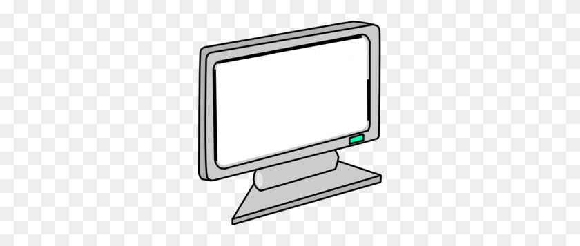 266x297 Blank Screen Computer Monitor Clip Art - Screen Clipart