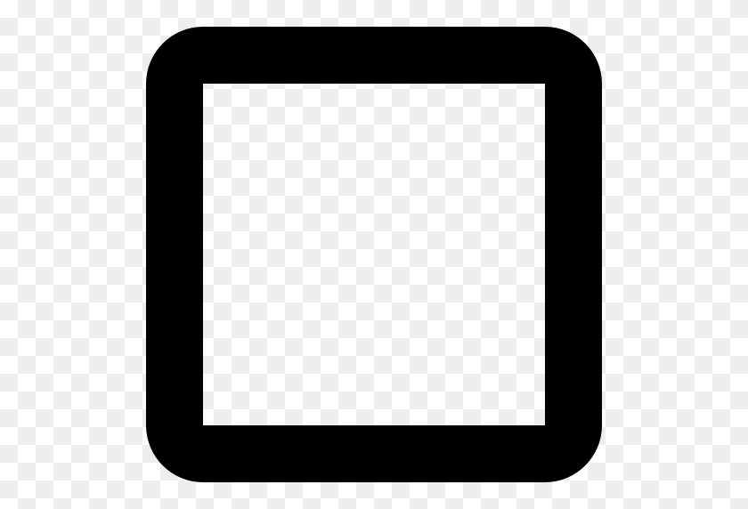 512x512 Blank Square - White Square PNG