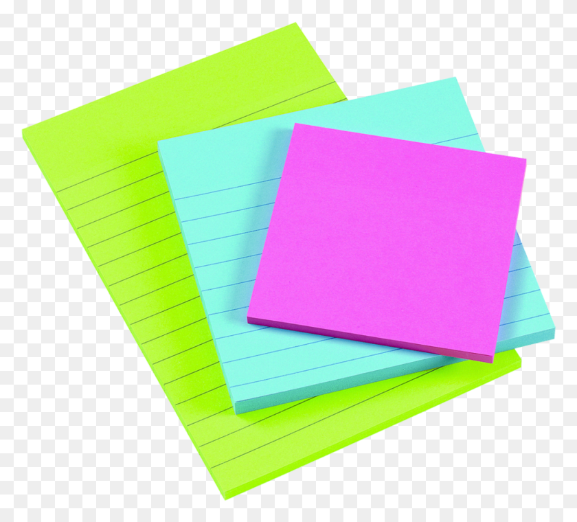 963x865 Blank Sticky Note Clip Art - Notebook Clipart PNG