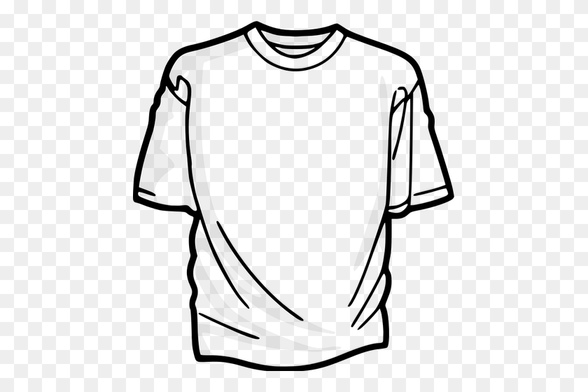 459x500 Blank T Shirt - Shirt And Tie Clipart