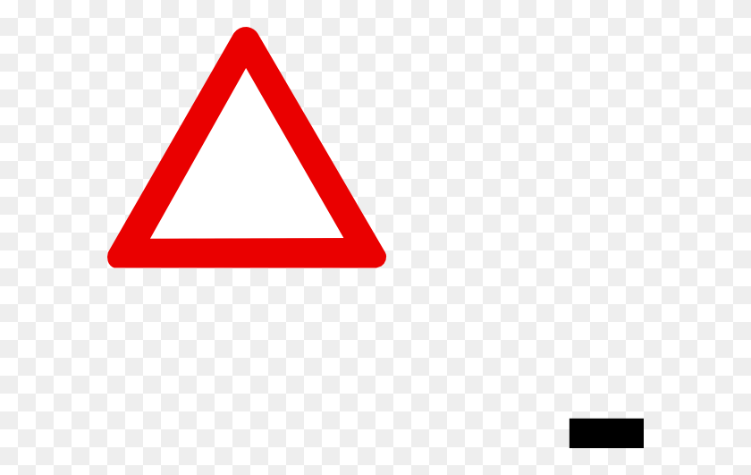 600x471 Blank Warning Sign Clip Art - Warning Sign Clipart