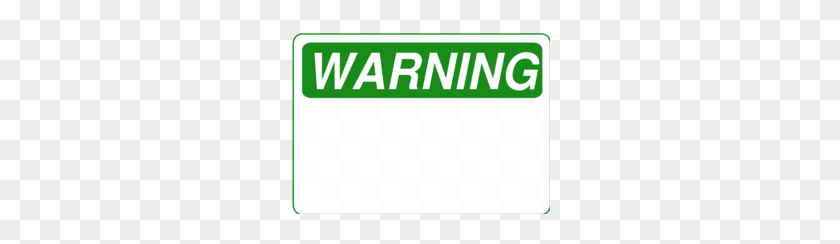 260x184 Blank Warning Sign Clipart - Blank Sign PNG