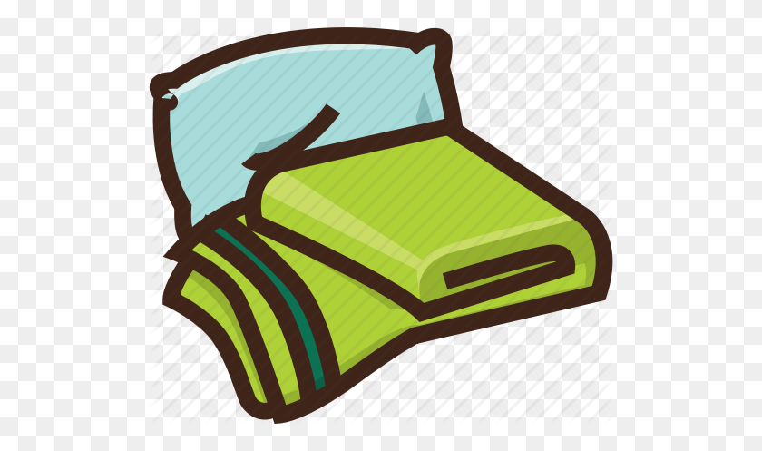 512x437 Blanket, Hostel, Hotel, Pillow, Sleep, Travel Icon - Blanket Clipart