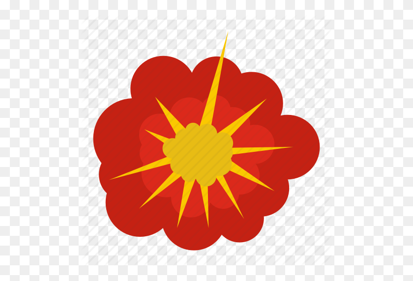 512x512 Blast, Bomb, Boom, Burst, Cloudy Explosion, Effect, Explode Icon - Explosion Effect PNG