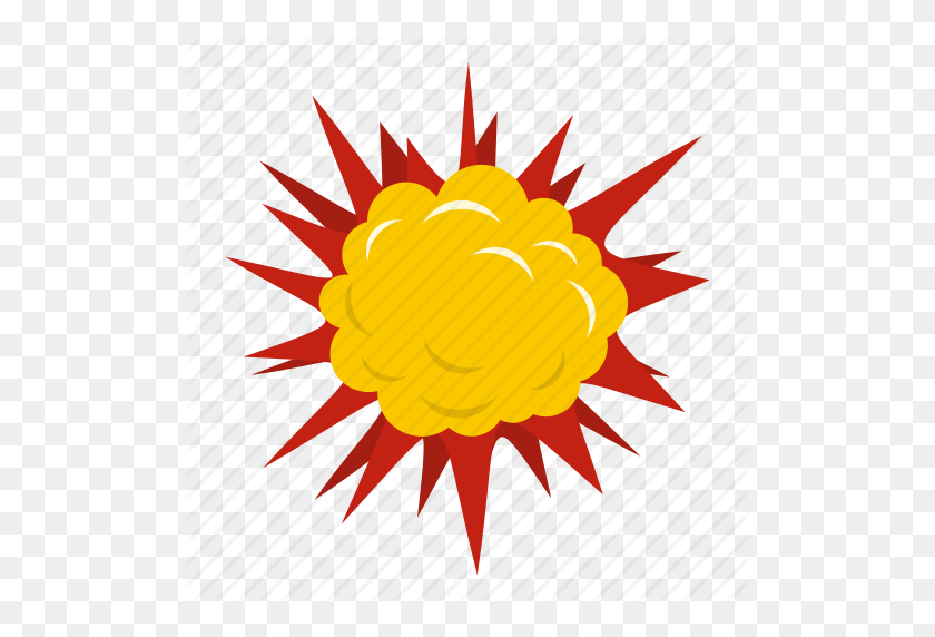 512x512 Blast, Bomb, Boom, Burst, Effect, Explode, Terrible Explosion Icon - Explosion Effect PNG