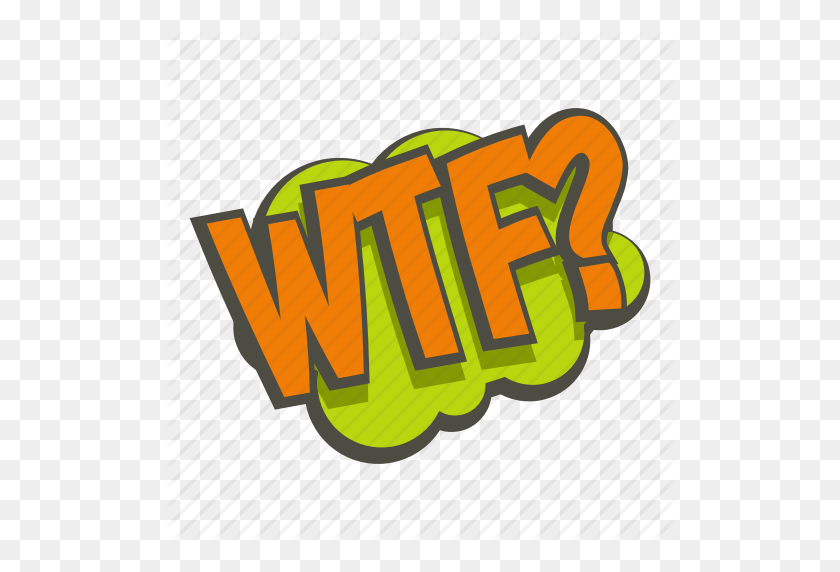 512x512 Blast, Comic, Explode, Question, Text, Word, Wtf Icon - Wtf PNG