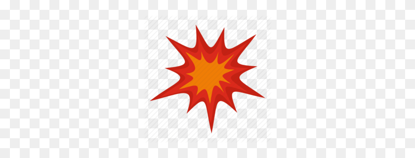 260x260 Взрыв Логотип Клипарт - Взрыв Прозрачный Png