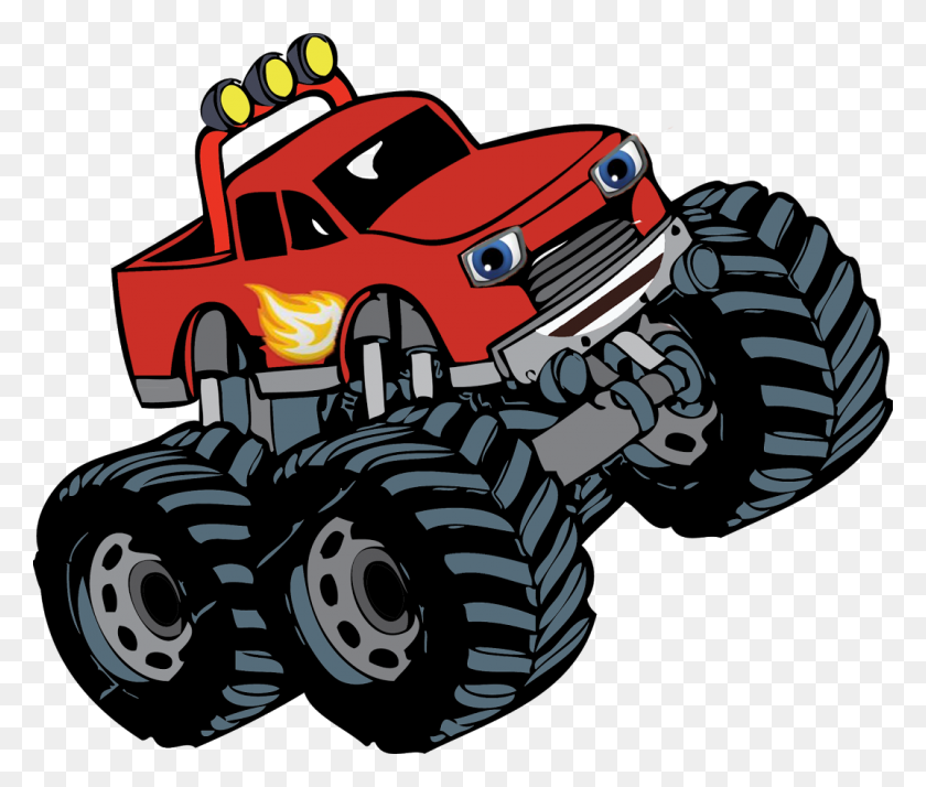 1073x900 Blaze Monster Truck Adventure For Android - Monster Truck PNG
