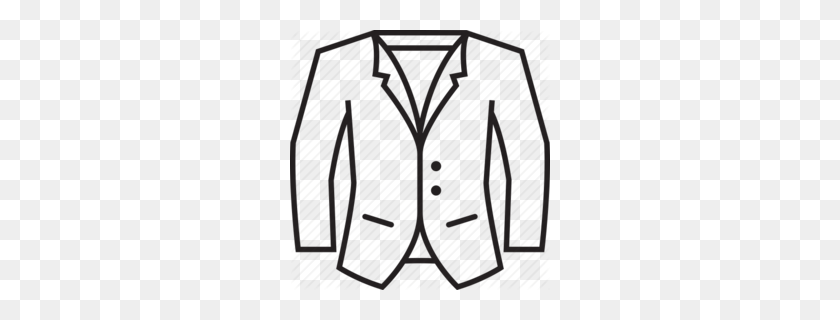 260x260 Blazer Clipart - Suit And Tie Clipart