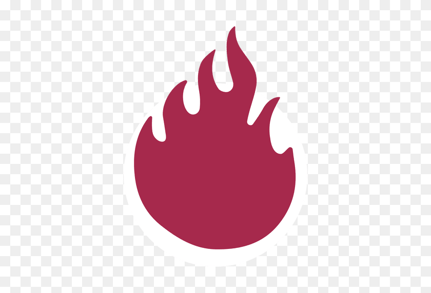 512x512 Blazing Fire Symbol - Fire Symbol PNG