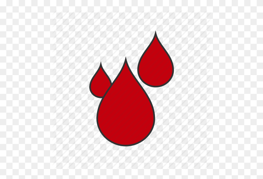 512x512 Sangrado, Sangrado, Sangre, Donante De Sangre, Goteo, Gotas, Icono De Medicina - Goteo De Sangre Png