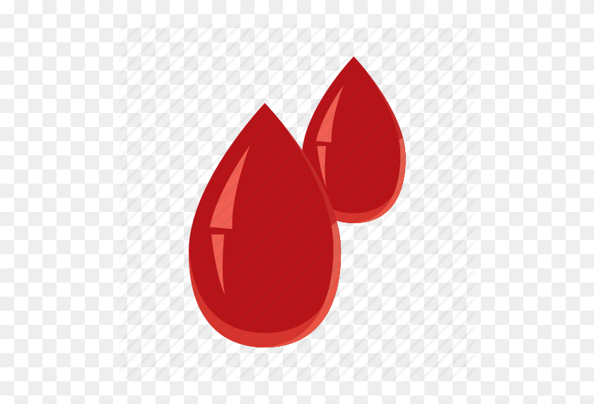 512x512 Bleed, Blood, Cartoon, Drip, Drop, Health, Medicine Icon - Blood Drip PNG