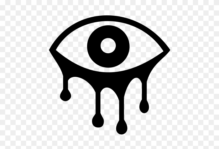 512x512 Bleeding, Eye Icon Free Of Game Icons - Eye Symbol PNG