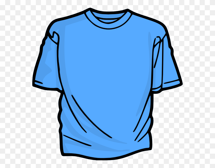 588x596 Bleu Tshirt Clip Art - Tee Shirt Clip Art