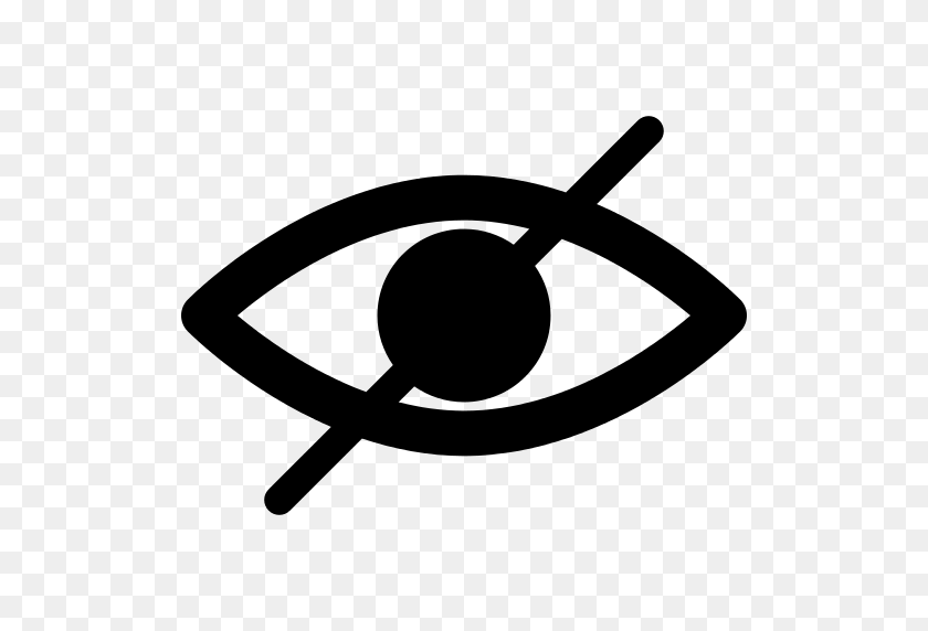 512x512 Blind Png Icon - Eye Symbol PNG