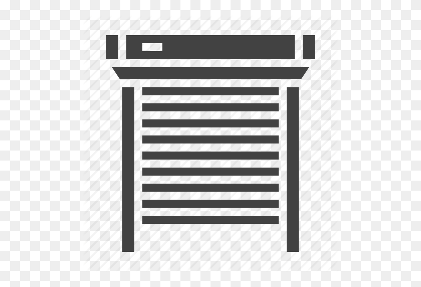 512x512 Blinds, Garage, Roller, Shutters Icon - Blinds PNG