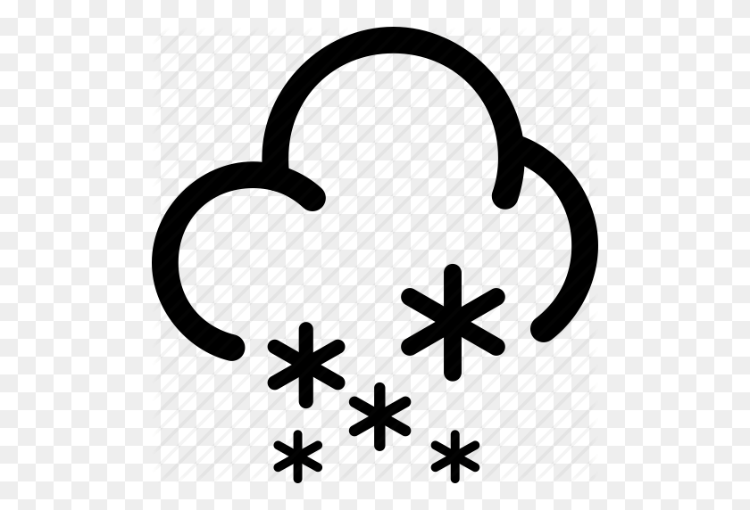 500x512 Blizzard, Heavy Snow, Snow, Snowstorm, Weather, Winter Icon - Blizzard Png