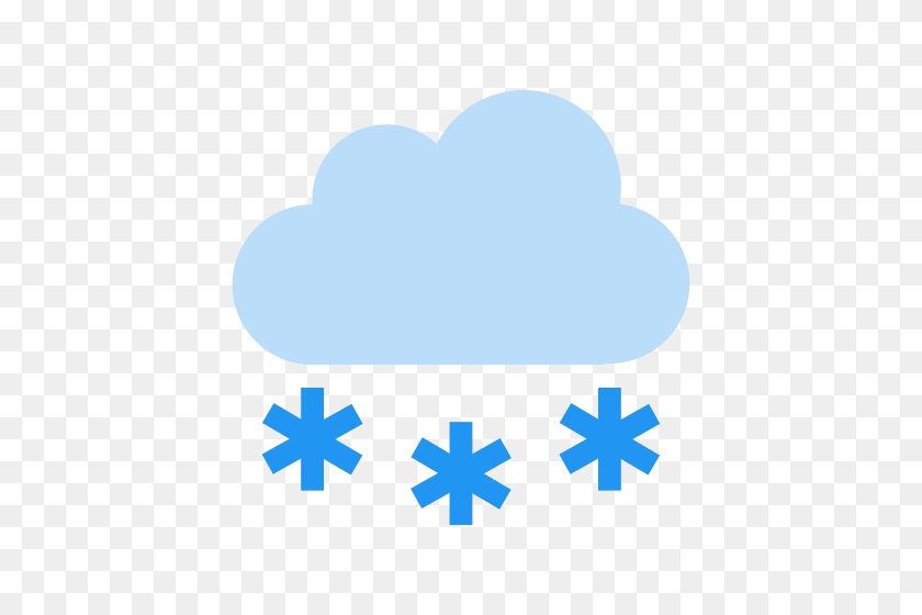 500x500 Blizzard Icons - Snow Falling PNG