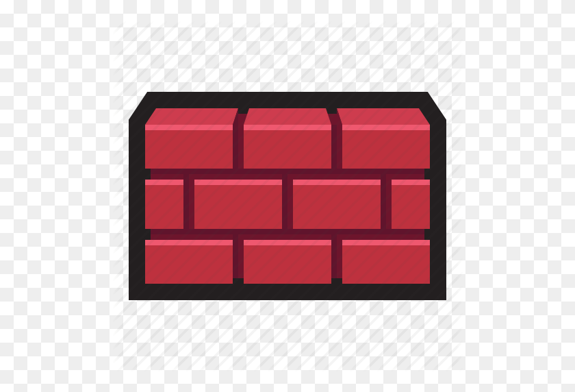 512x512 Block, Brick, Firewall, Gateway, Protect, Security, Wall Icon - Wall PNG