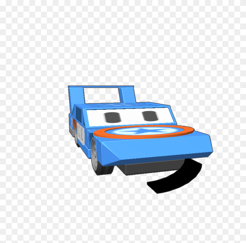 768x768 Blocksworld - Dodge Charger Clipart