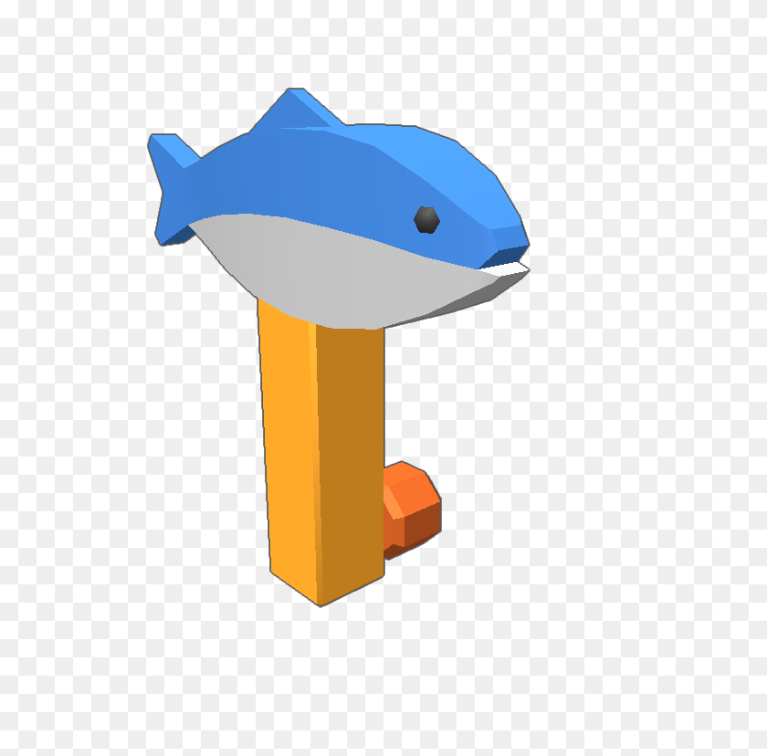 768x768 Blocksworld - Fish Jumping Out Of Water PNG