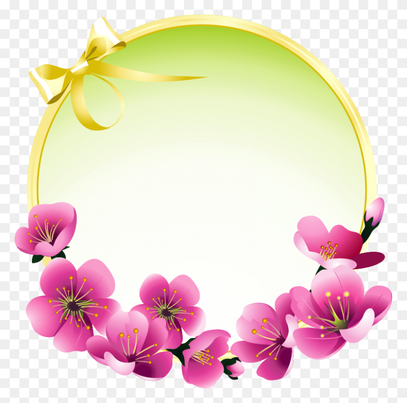 802x793 Blog Kolibri Png Klipart Spring Floral - Spring Background PNG