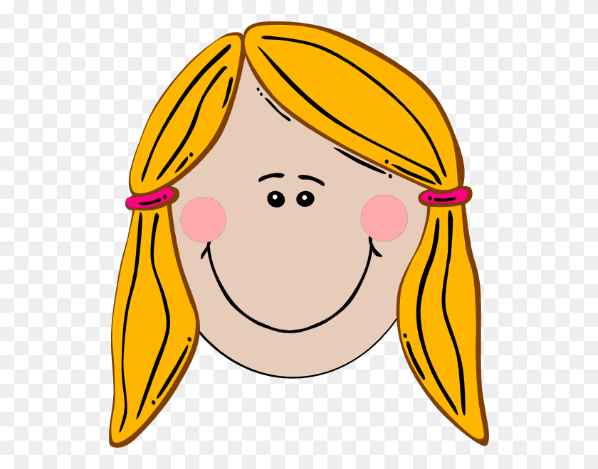 534x600 Blonde Hair Clipart Image Information - Blonde Wig Clipart