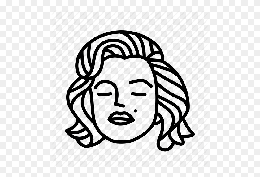 512x512 Cabello Rubio, Cara, Marilyn Monroe, Persona, Persona, Icono De Mujer - Marilyn Monroe Png