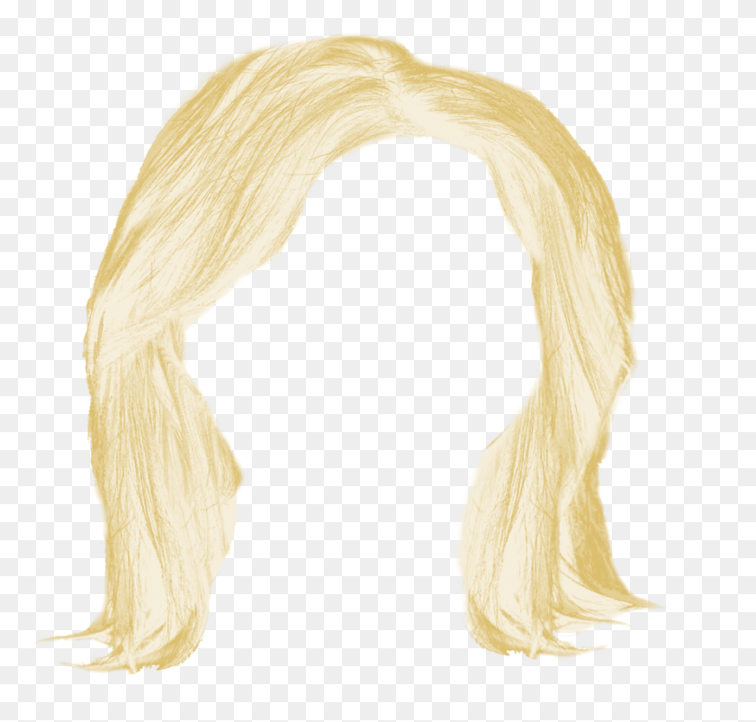 890x847 Blonde Hair Wig Clipart, Cartoon Blond Hair, Cartoon, Wig - Blonde Wig PNG
