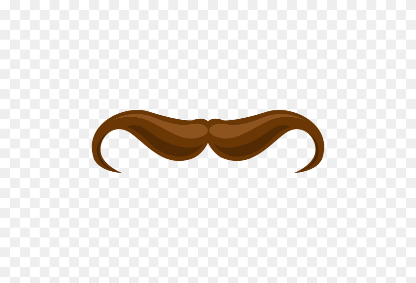 512x512 Blonde Hipster Mustache - Blonde Hair PNG