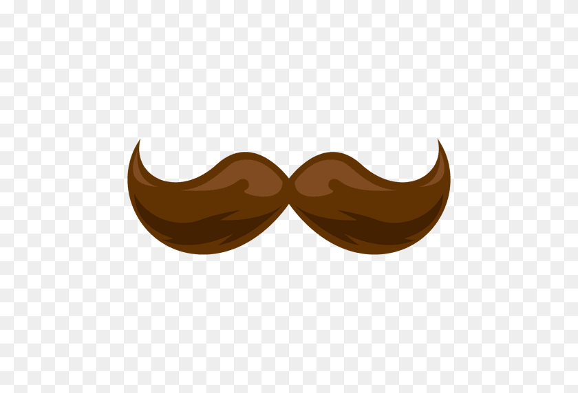 512x512 Blonde Hipster Mustache - Blonde Hair PNG