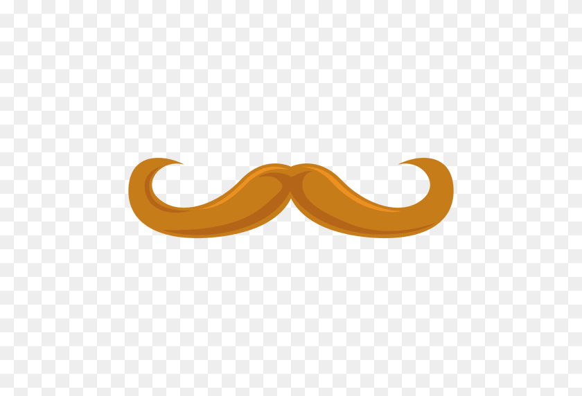 512x512 Blonde Hipster Mustache - Mustache PNG Transparent