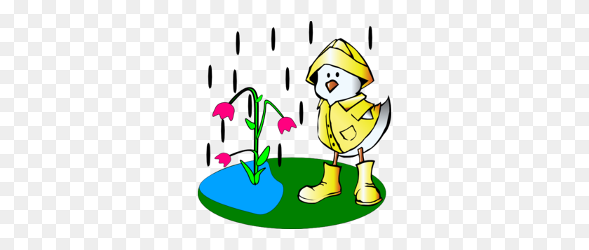 276x297 Blonde Wet From Rain Clipart Clipartmasters - Spring Rain Clipart