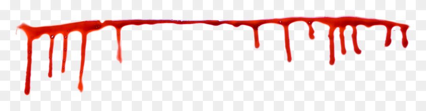 1752x360 Кровь - Капающая Кровь Png