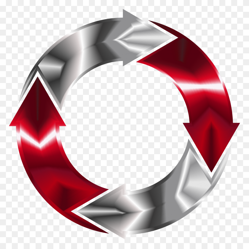 2300x2300 Blood And Steel Circular Arrows Icons Png - Circle Arrows PNG