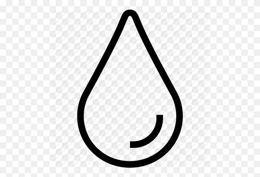 512x512 Blood, Clean, Drip, Drop, Droplet, Paint, Water Icon - Paint Drip Clipart
