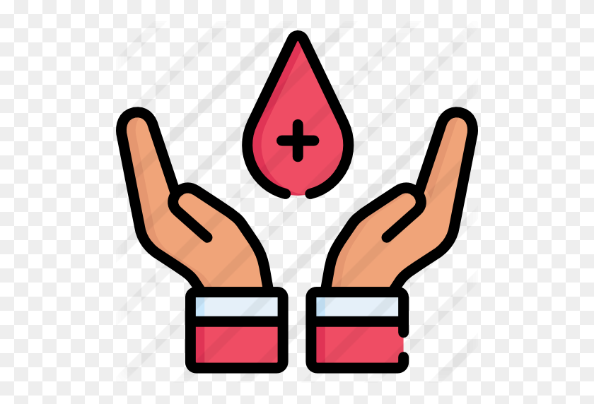 512x512 Blood Donation - Blood Hand PNG