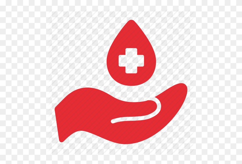 512x512 Png Донорство Крови Логотип Png Изображения - Кровь Рука Png