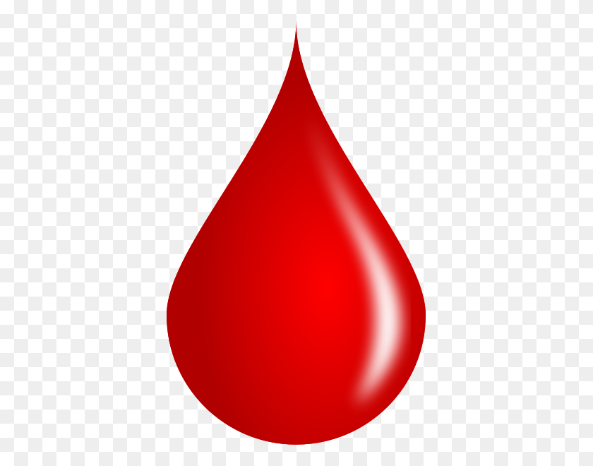 367x600 Blood Drop Clip Art - Red Blood Cell Clipart