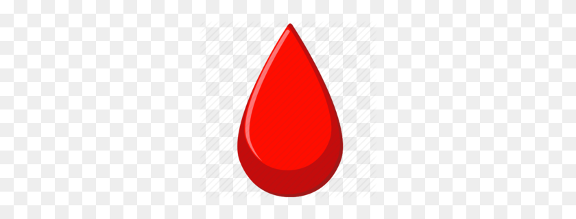 260x260 Blood Drop Clipart - Blood Splatter Transparent PNG