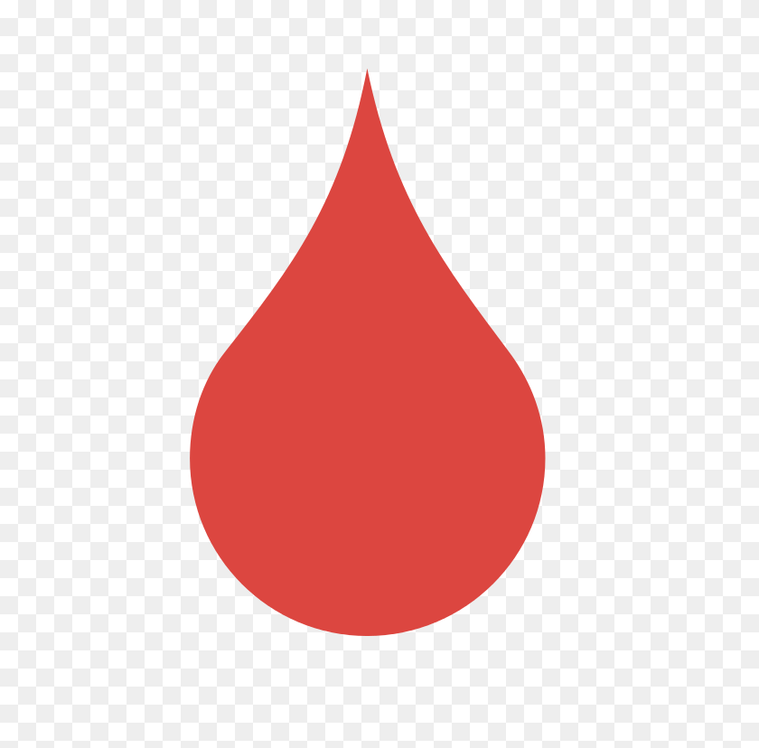 731x768 Blood Drop Plain - Blood Drop PNG