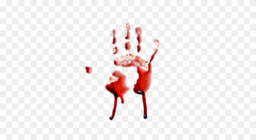 400x400 Blood Hand Photo Transparent Png - Blood Spatter PNG